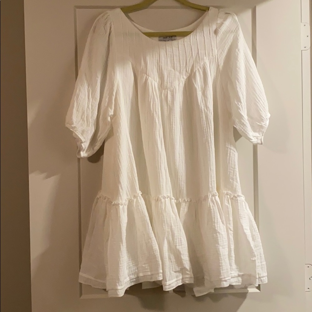 never worn white mini dress